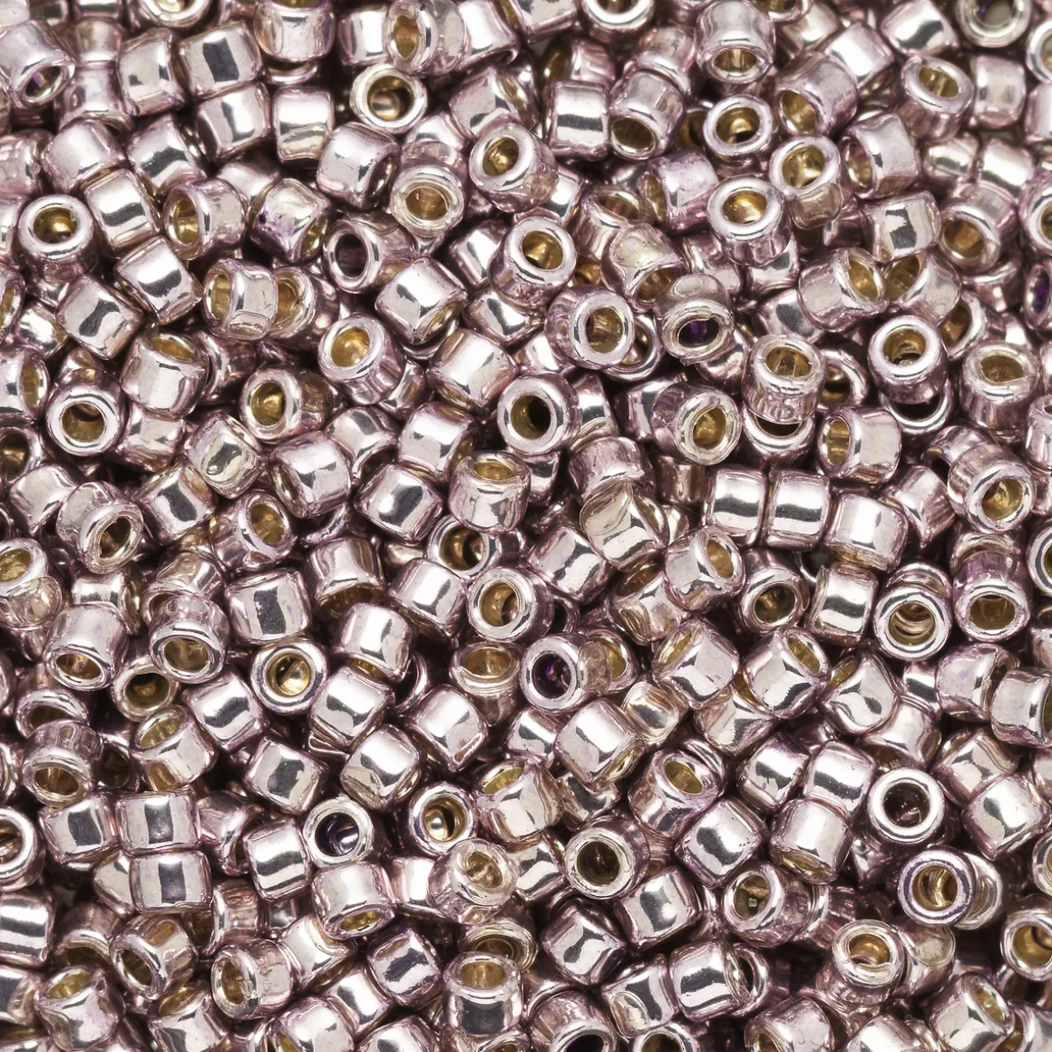 TOHO-perler 11/0 – lilla sølv metallic, PF554 PF galvanized lilac