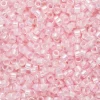 TOHO-perler 11/0 – lys rosa rainbow, 780 IC rainbow crystal/bubble gum-lined