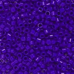 TOHO-perler 11/0 – marineblå blank, 48 Opaque navy blue