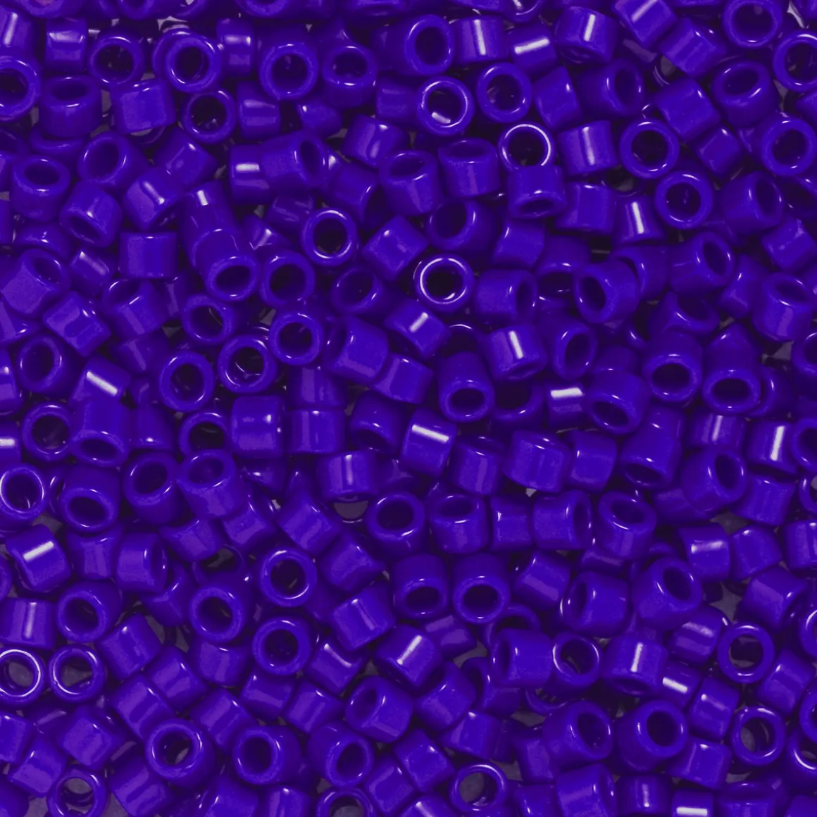 TOHO-perler 11/0 – marineblå blank, 48 Opaque navy blue