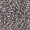 TOHO-perler 11/0 – metallic tin, PF568 PF metallic pink pewter