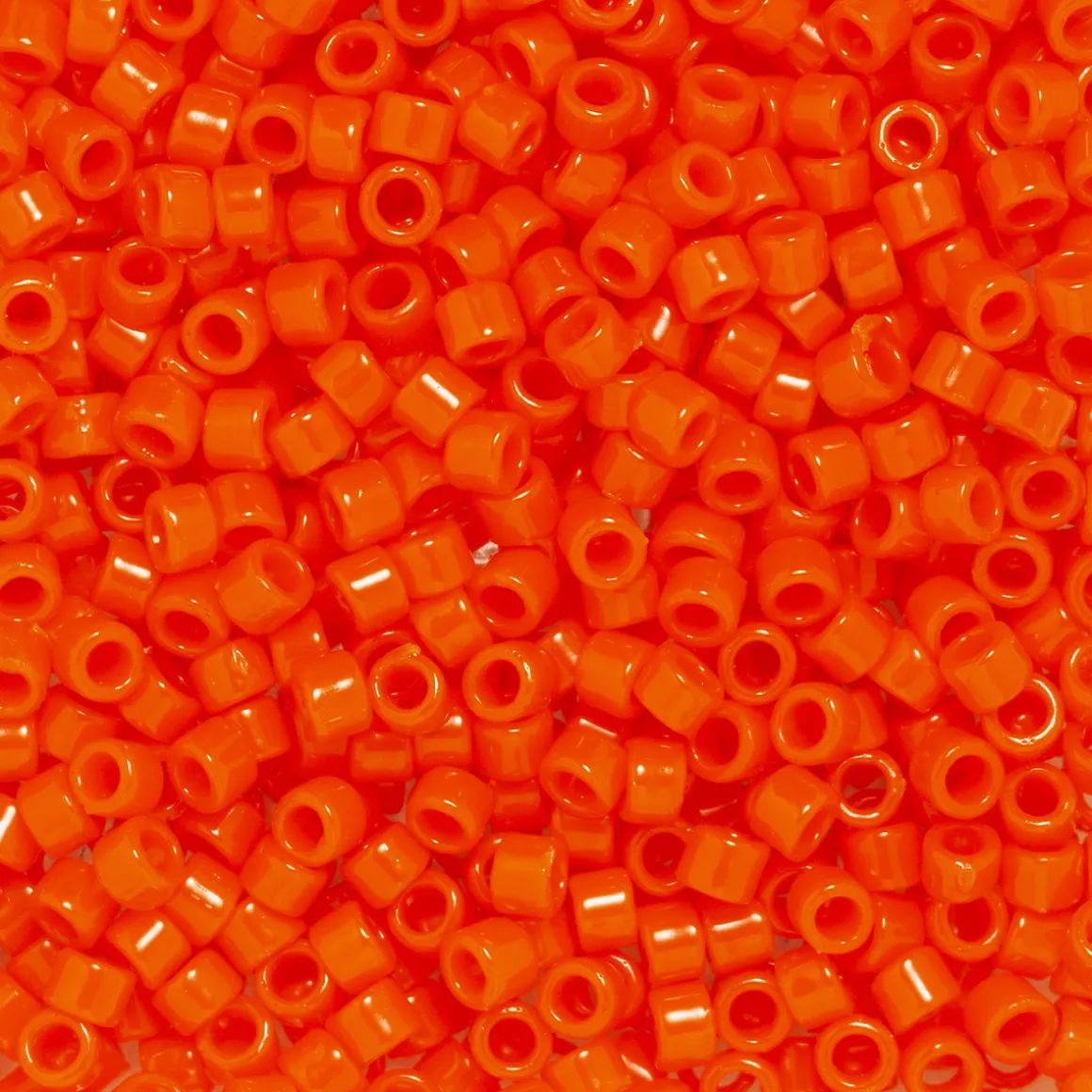 TOHO-perler 11/0 – orange blank, 50 Opaque sunset orange