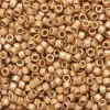 TOHO-perler 11/0 – rødbeige metallic, PF551F PF galvanized matte rose gold