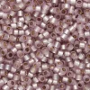 TOHO-perler 11/0 – rosa mat, PF2121 PF translucent silver-lined lt amethyst