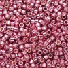 TOHO-perler 11/0 – rosa metallic, PF553 PF galvanized pink lilac