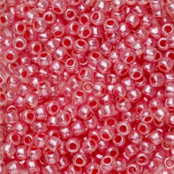TOHO-perler rund 11/0 – blank rosa, S-911 Ceylon Pink