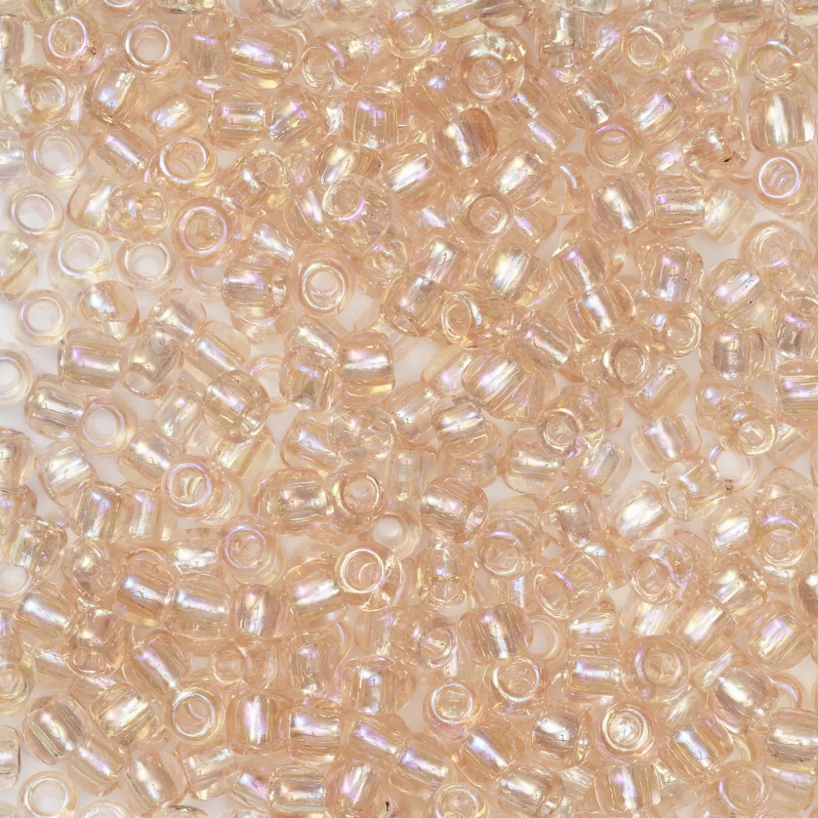 TOHO-perler runde 11/0 – lakserosa, 169 Transparent rainbow rosaline