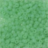 TOHO-perler runde 11/0 – lysegrøn, 144F Ceylon frosted celery