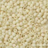 TOHO-perler runde 11/0 – offwhite, 51F Opaque frosted light beige