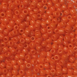 TOHO-perler runde 11/0 – orange, 50 Opaque sunset orange