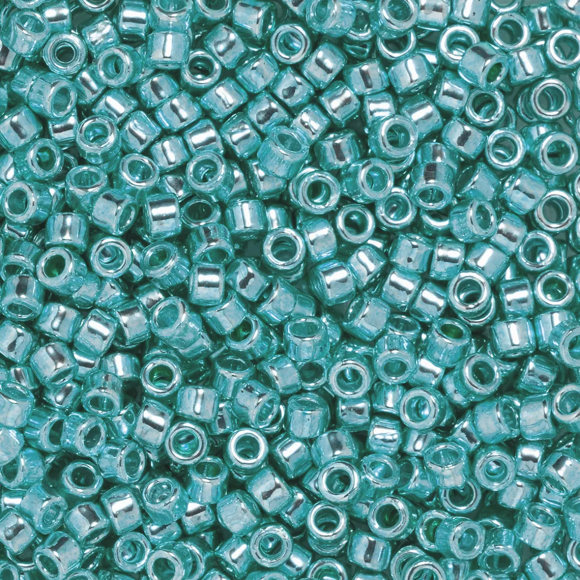 TOHO-perler 11/0 – turkis glans, 132 Opaque lustered turquoise