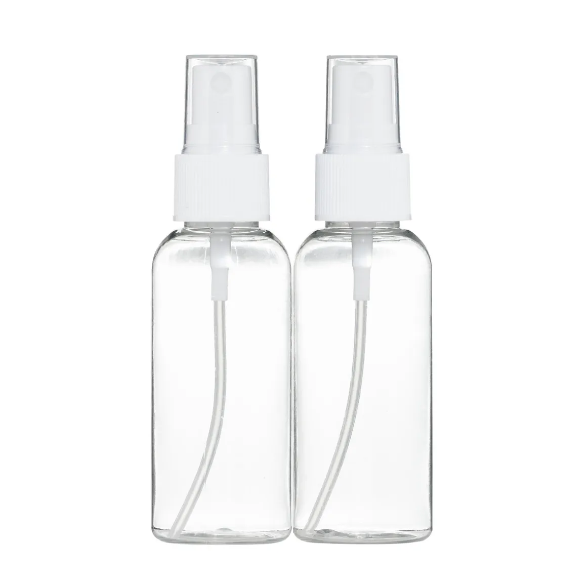 Tomme sprayflasker 2-pak, transparente, 50 ml