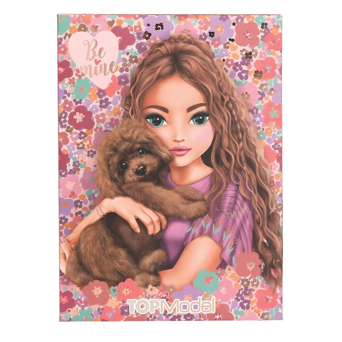 TOPModel Brevpapirsæt Floral & Dogs – skriv søde breve til dine venner!