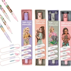 Topmodel gelpen, der kan viskes ud, med dyremotiv. Pris pr. stk., sælges assorteret online