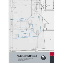 Transparent A3-blok 70 g/m²