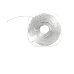 Transparent, elastisk smykketråd Ø 1 mm, 10 meter