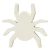 Træfigur halloween edderkop – højde 15 cm, bredde 14,5 cm, tykkelse 1,7 cm