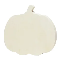 Træfigur halloween græskar – højde 13 cm, bredde 14,5 cm, tykkelse 1,7 cm