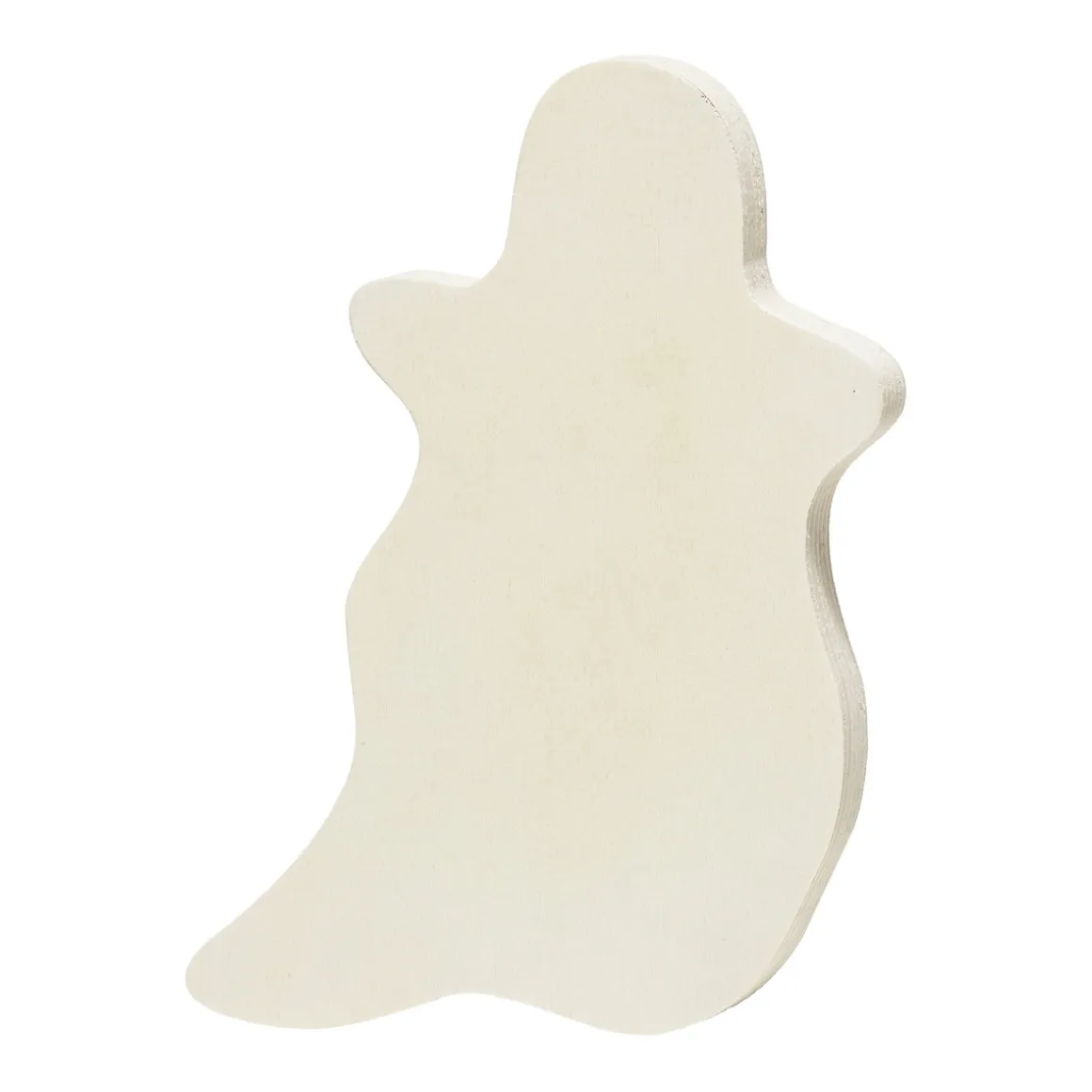 Træfigur halloween spøgelse – højde 15,5 cm, bredde 11 cm, tykkelse 1,7 cm