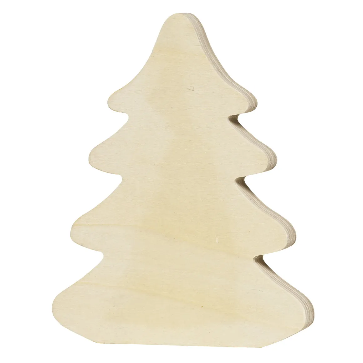 Træfigur juletræ – højde 15 cm, bredde 12 cm, tykkelse 1,7 cm