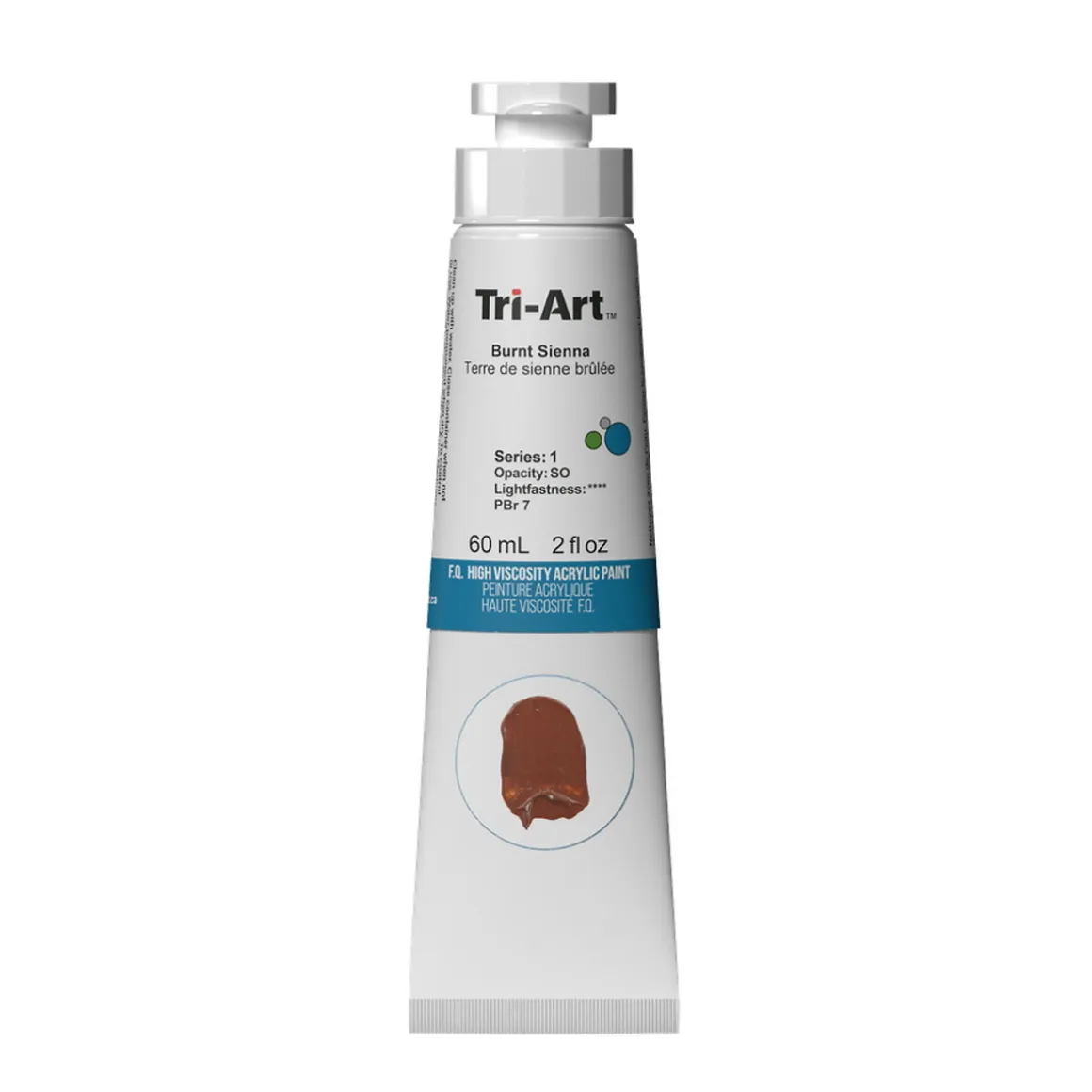 Tri-Art High Viscosity akrylfarve 60 ml Burnt Sienna