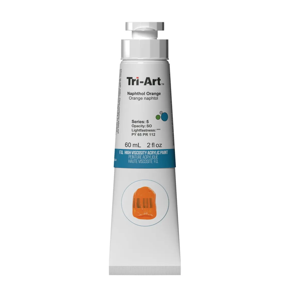 Tri-Art High Viscosity akrylfarve 60 ml Naphthol Orange