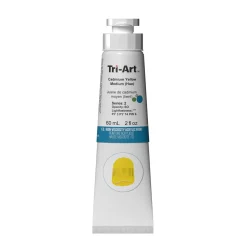 Tri-Art High Viscosity akrylfarve 60 ml Cadmium Yellow Medium Hue