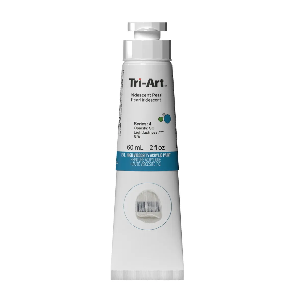 Tri-Art High Viscosity akrylfarve 60 ml Iridescent Pearl