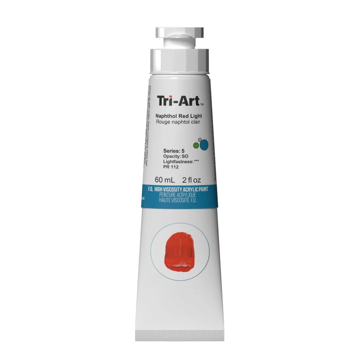 Tri-Art High Viscosity akrylfarve 60 ml Naphthol Red Light