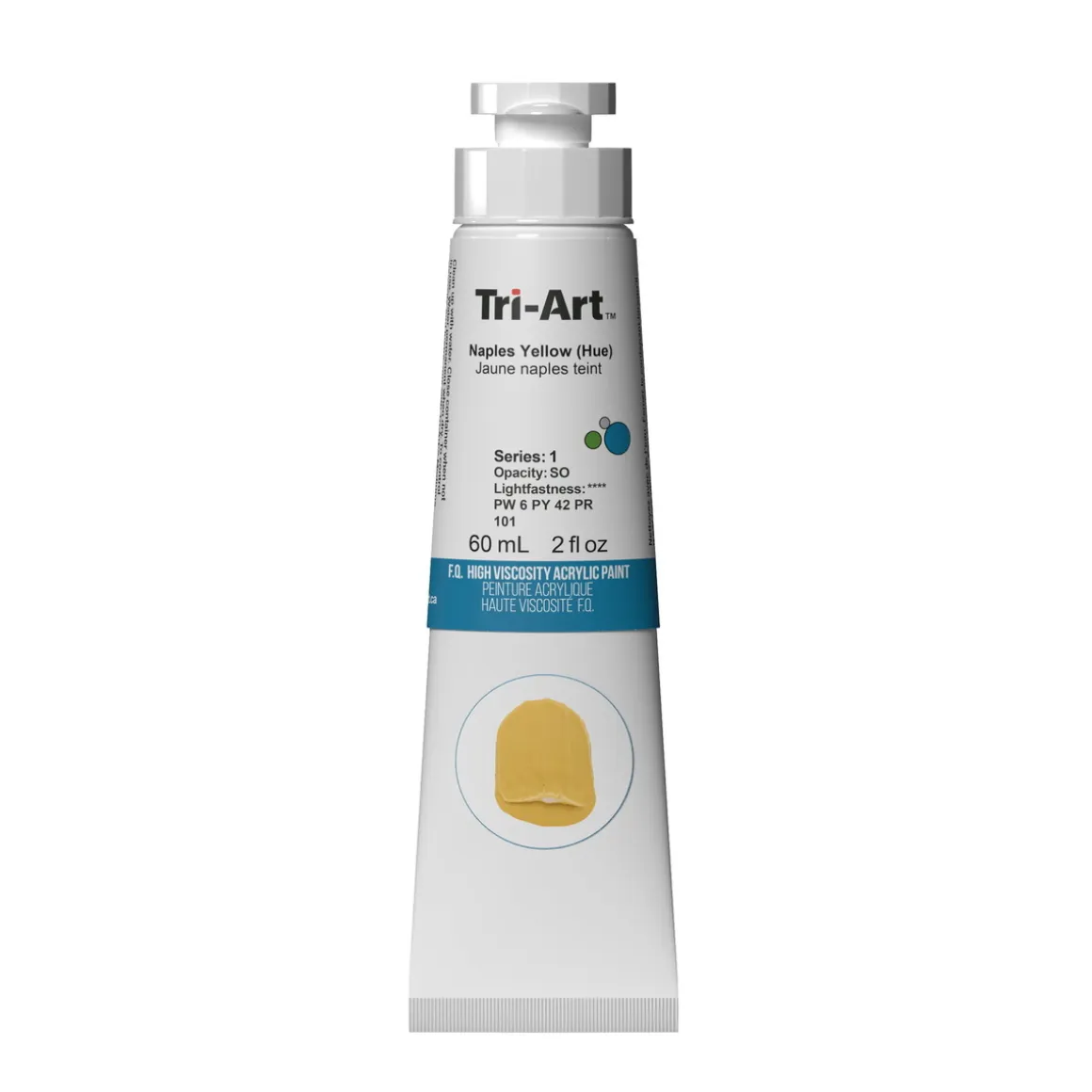 Tri-Art High Viscosity akrylfarve 60 ml Naples Yellow Hue