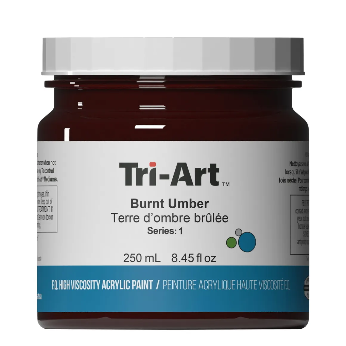 Tri-Art High Viscosity akrylfarve 250 ml Burnt Umber