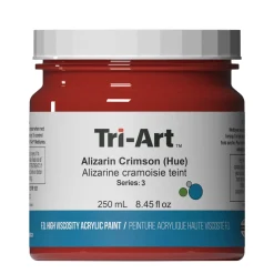 Tri-Art High Viscosity akrylfarve 250 ml Alizarin Crimson Hue
