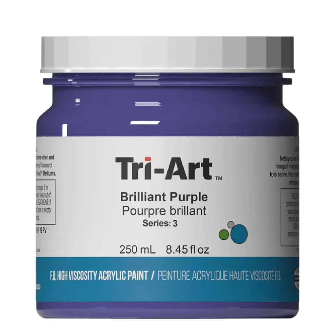 Tri-Art High Viscosity akrylfarve 250 ml Briliant Purple