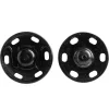 Trykknap 18 mm sorte - 2 stk