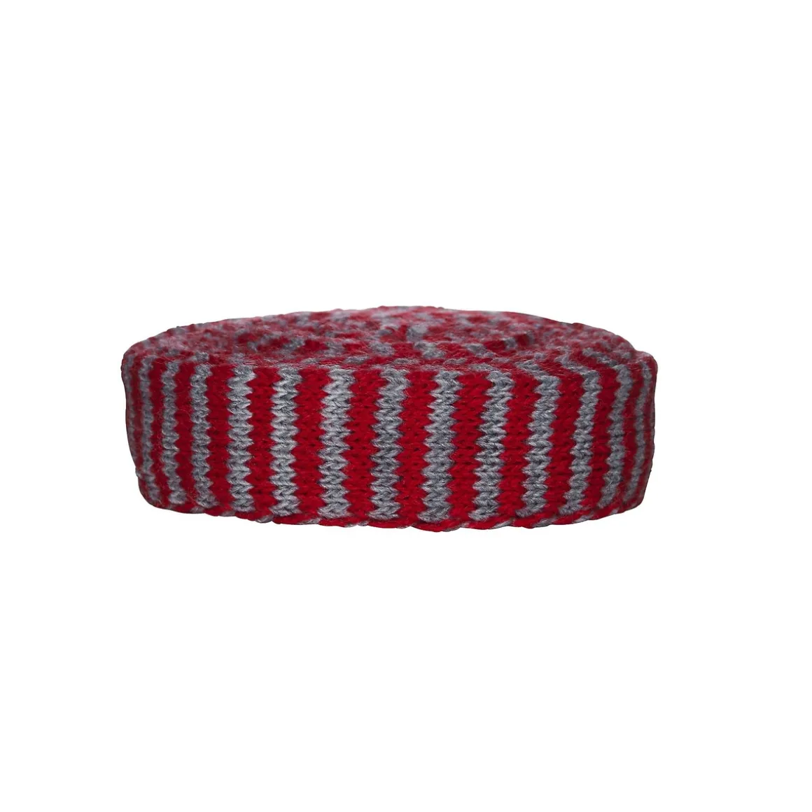 Tubestrik 3 cm/1 m rød/grå