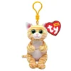 Ty Beanie Bellies Clip Mango – en sød kat, der elsker foråret! L 9,5 cm