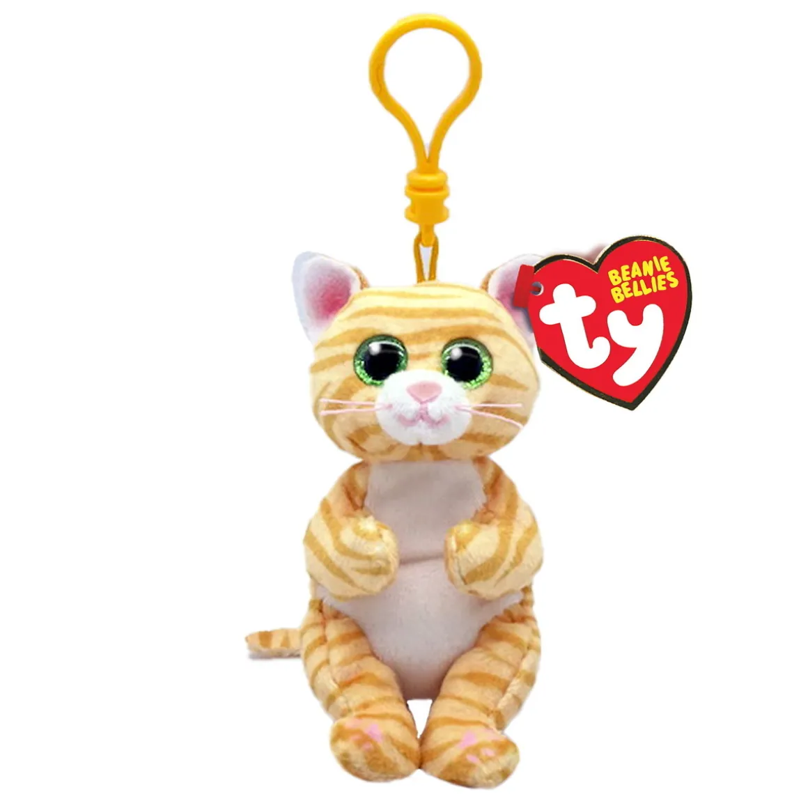 Ty Beanie Bellies Clip Mango – en sød kat, der elsker foråret! L 9,5 cm