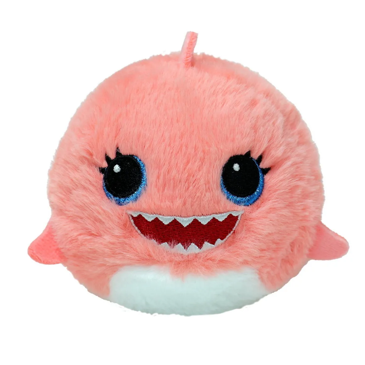 TY Beanie Bouncers Reef Shark – den søde og hoppende rosa haj Reef! Ø7,5 cm