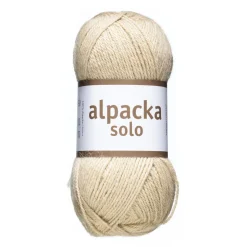 Uldgarn Järbo Alpacka Solo 50 g beige – 29102 Ginger beige