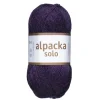 Uldgarn Järbo Alpacka Solo 50 g mørklilla – 29128 Eggplant purple