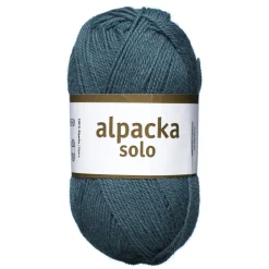 Uldgarn Järbo Alpacka Solo 50 g petrol – 29131 Petrol horizon