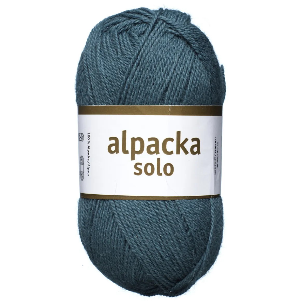 Uldgarn Järbo Alpacka Solo 50 g petrol – 29131 Petrol horizon