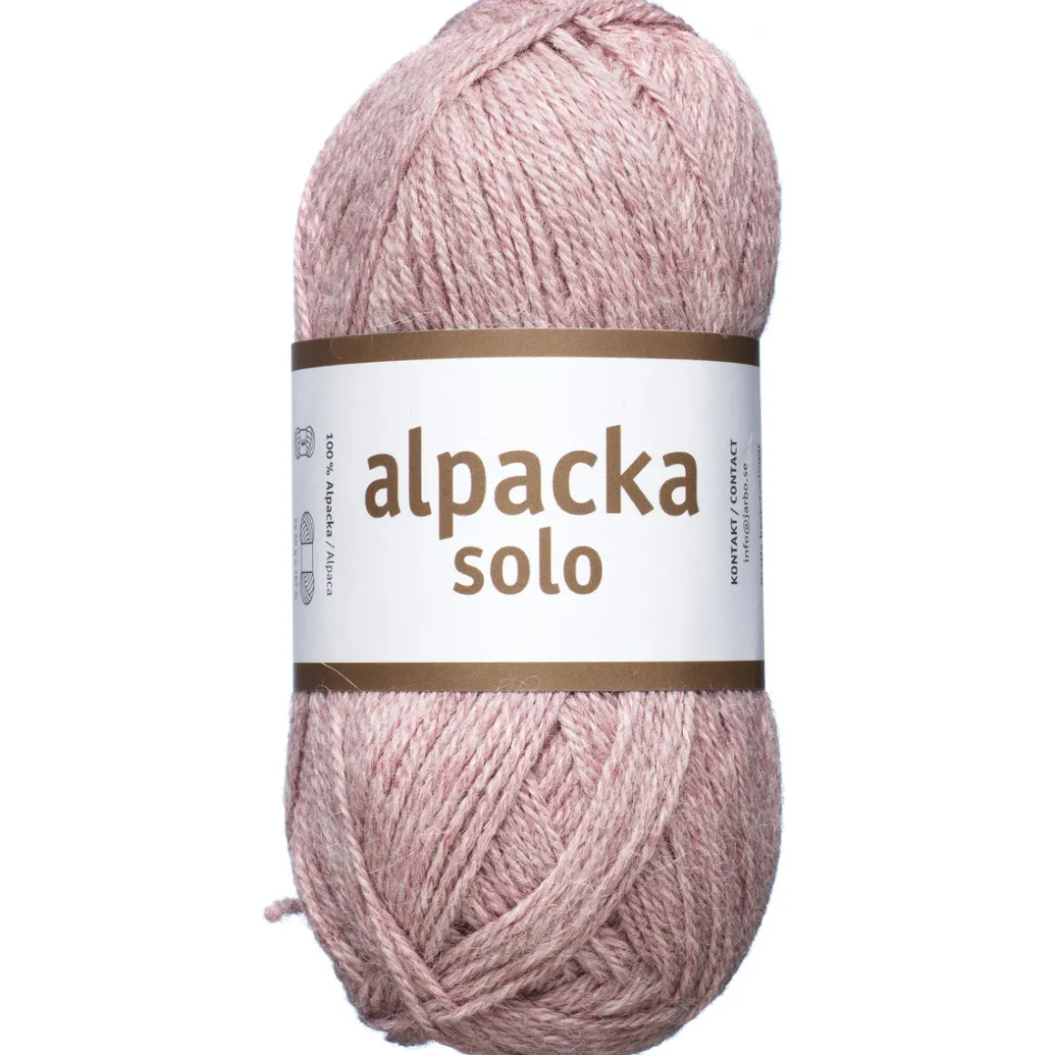 Uldgarn Järbo Alpacka Solo 50 g puderrosa – 29126 Ballerina pink