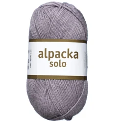 Uldgarn Järbo Alpacka Solo 50 g syrenlilla – 29132 Frost purple