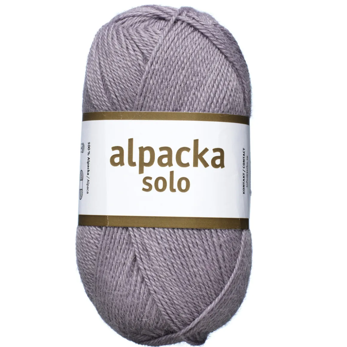 Uldgarn Järbo Alpacka Solo 50 g syrenlilla – 29132 Frost purple