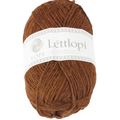 Uldgarn Lettlopi 50g mørk rust