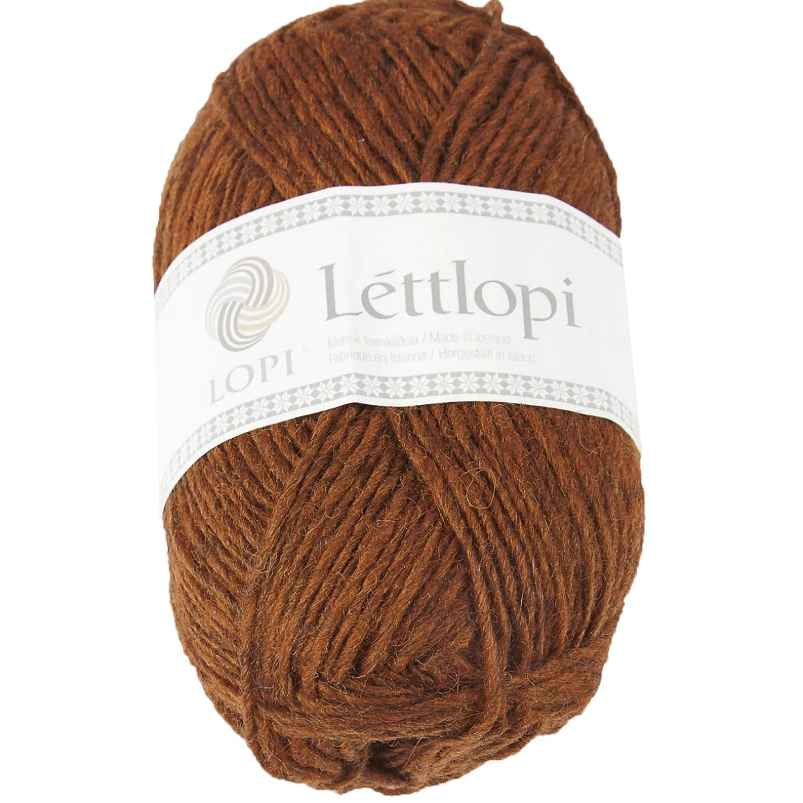 Uldgarn Lettlopi 50g mørk rust