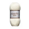 Ullgarn Järbo Alpacka Solo 50 g benhvid – 29101 Eggshell white