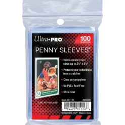 Ultra Pro Sleeves, 100-pak plastlommer/kortlommer til samlerkort. 64×89 mm
