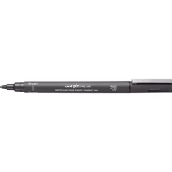 Uni Pin Fine Line Brush Dark Grey – med penselspids